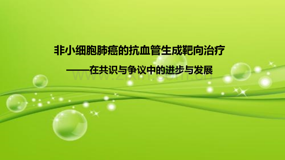 非小细胞肺癌的抗血管生成靶向治疗-PPT.ppt_第1页