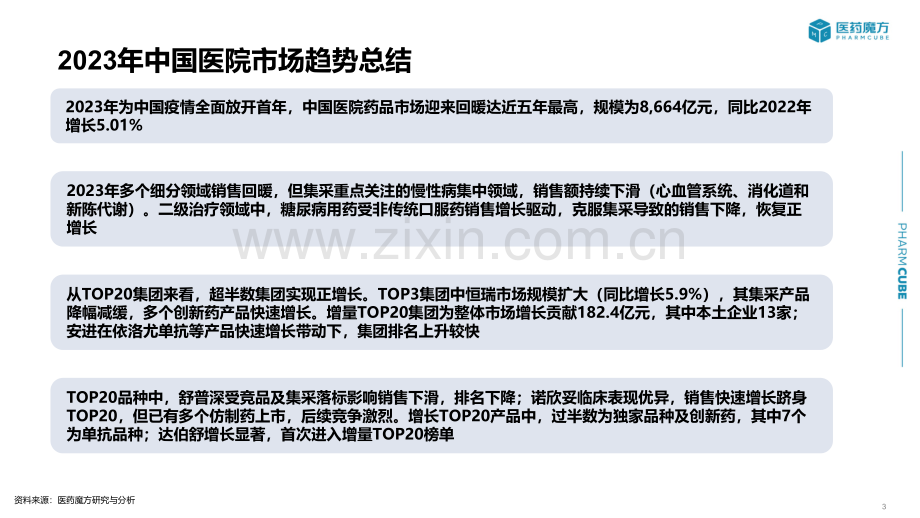 2023年度中国医院药品市场分析报告.pdf_第3页