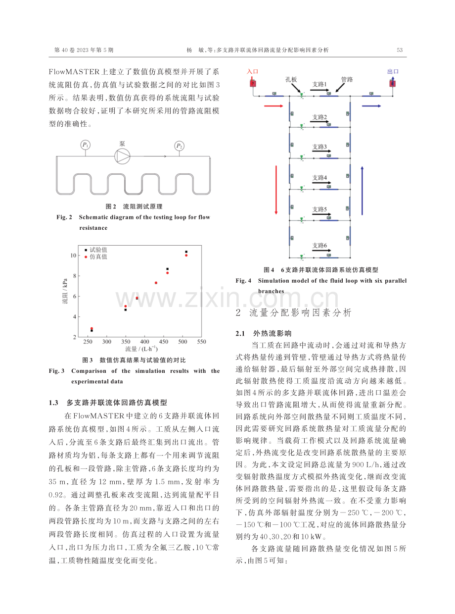 多支路并联流体回路流量分配影响因素分析.pdf_第3页