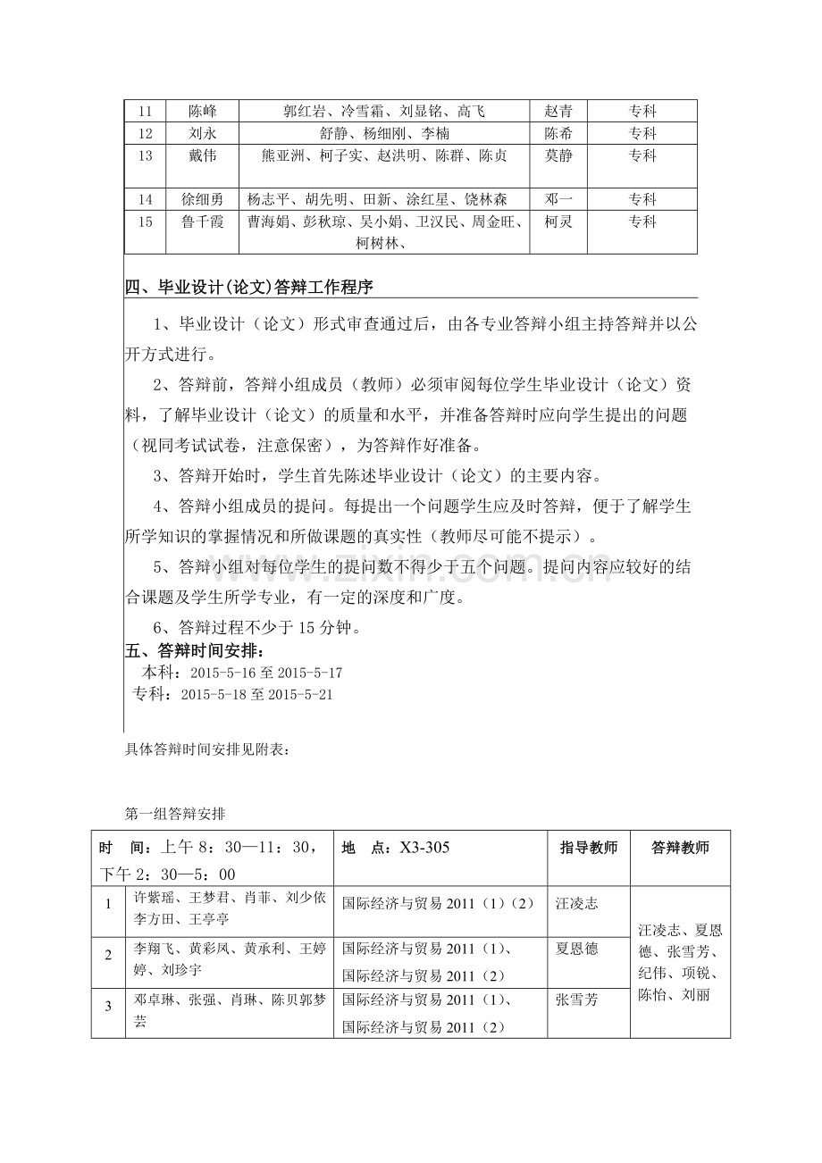 经管毕业论文设计答辩工作安排.doc_第2页