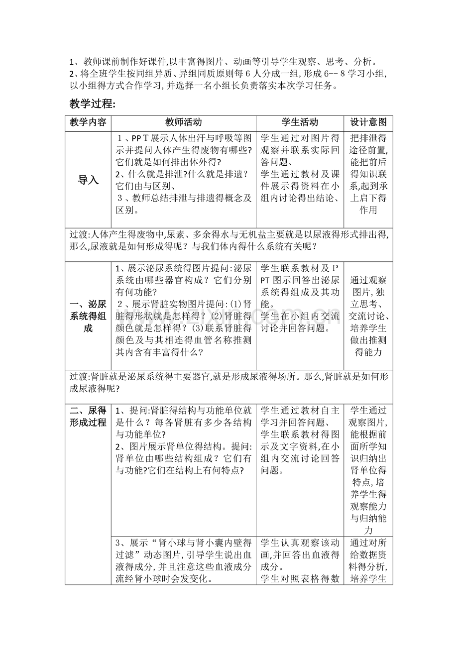 《人体内废物的排出》教学设计.doc_第2页