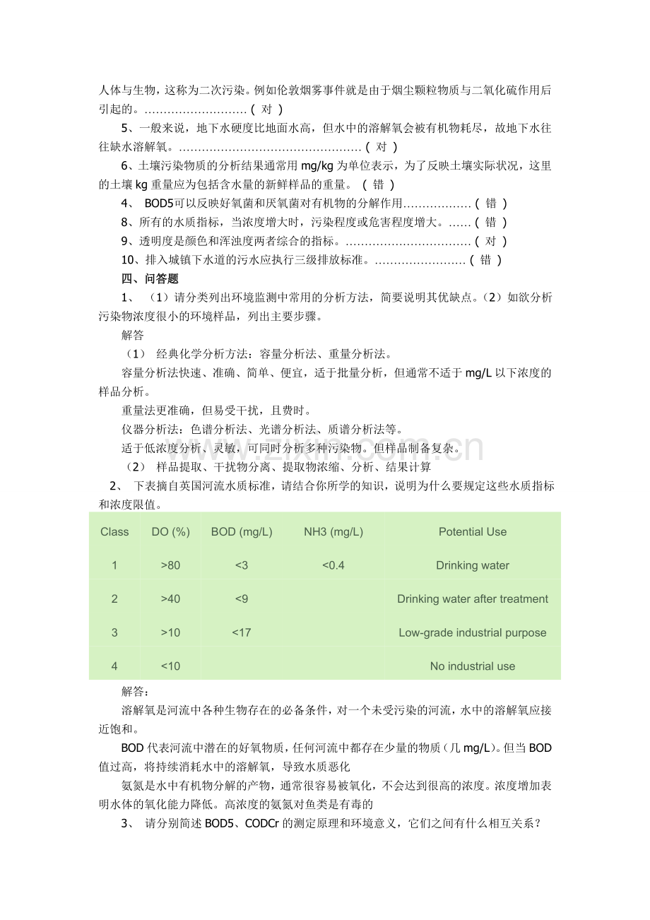 环境工程监测试题参考答案.doc_第3页