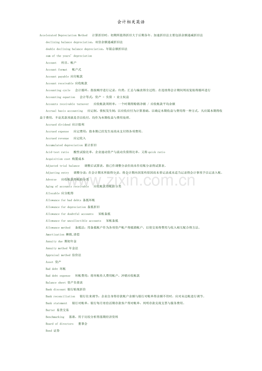 会计相关英语.doc_第1页