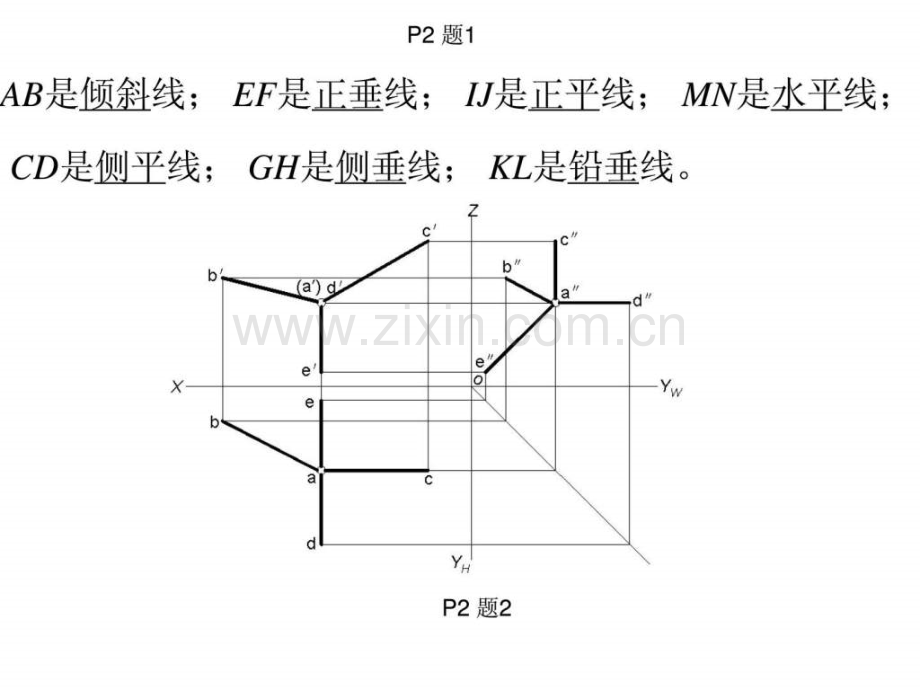 画法几何与土木工程制图习题集答案.pptx_第3页