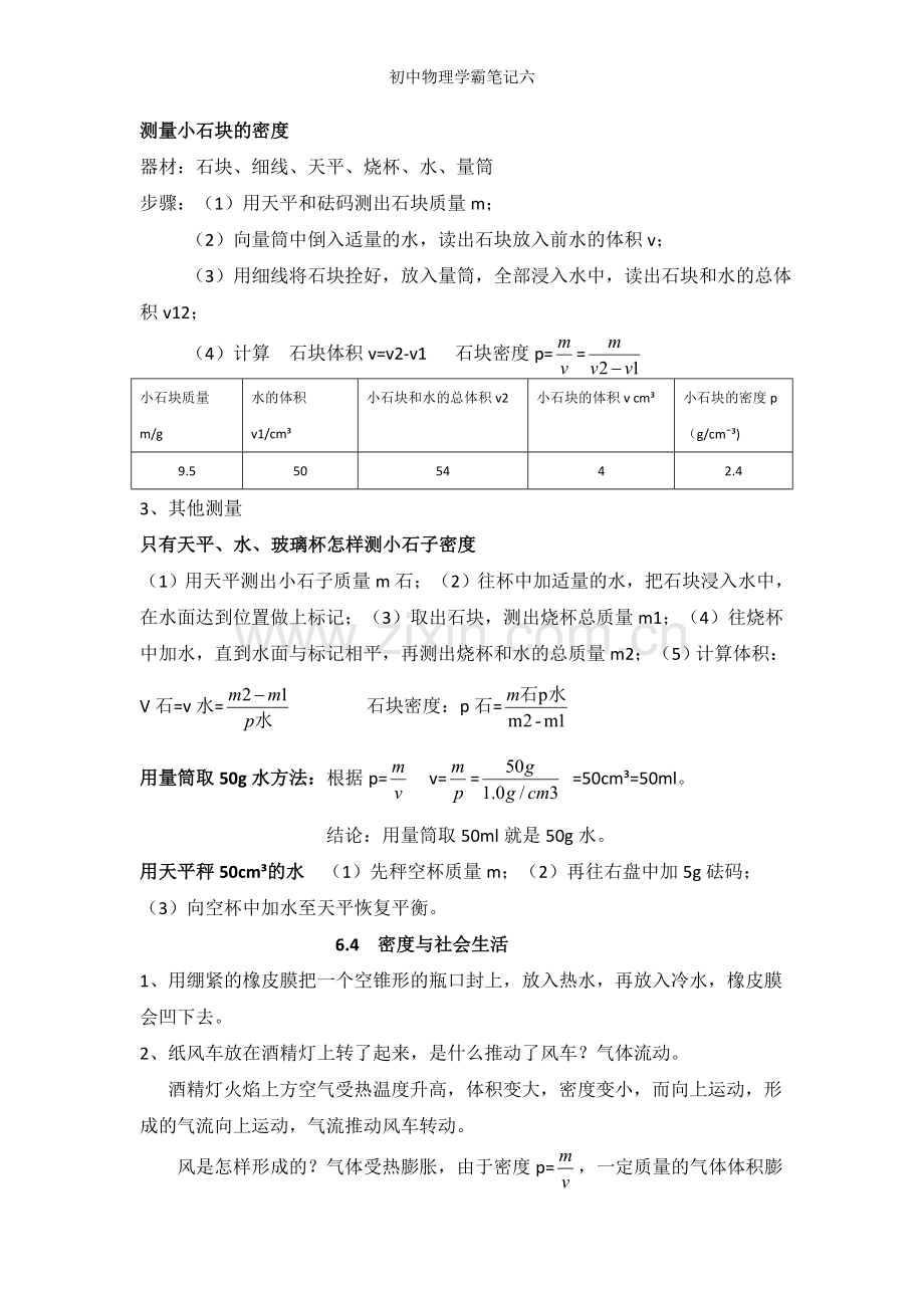 初中物理学霸笔记六.doc_第3页