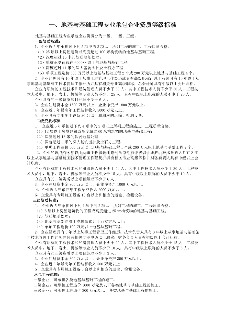 建筑施工企业专业承包企业资质等级标准.docx_第3页