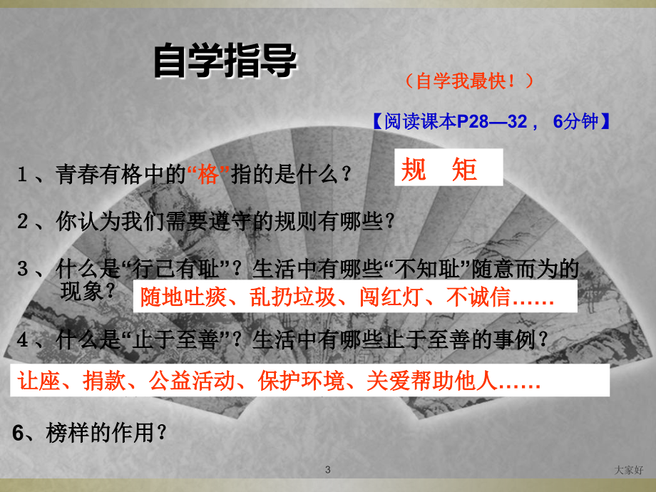 人教版七年级政治下册课件：-青春有格.ppt_第3页