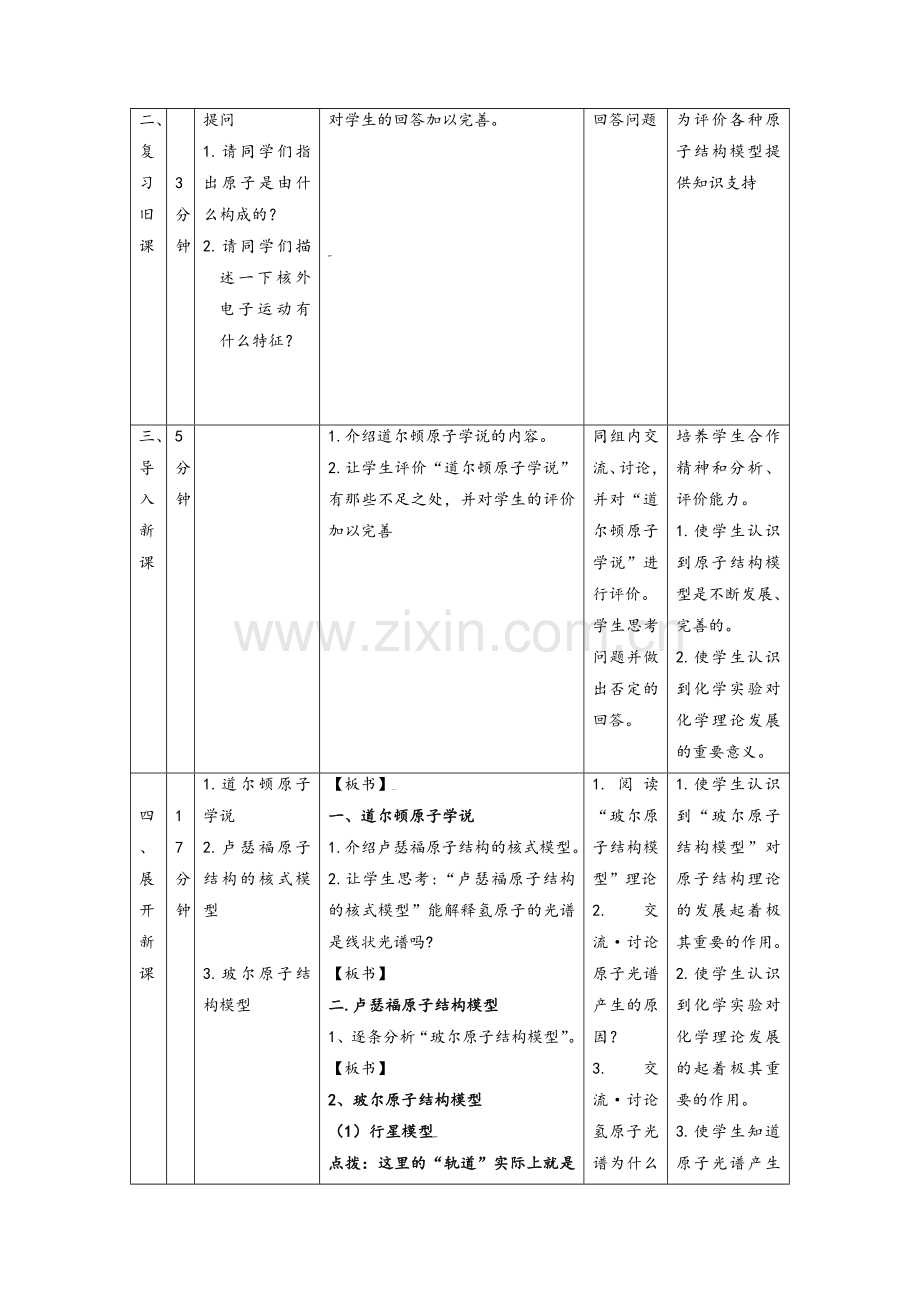 高中化学鲁科版选修3《物质结构与性质》教学设计.doc_第2页