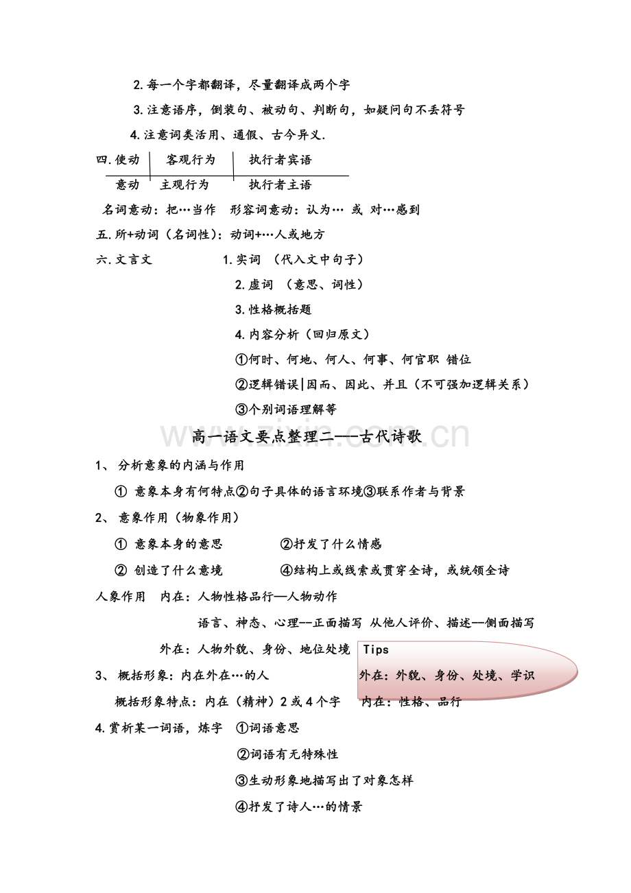 高一语文文学常识及要点整理.doc_第2页