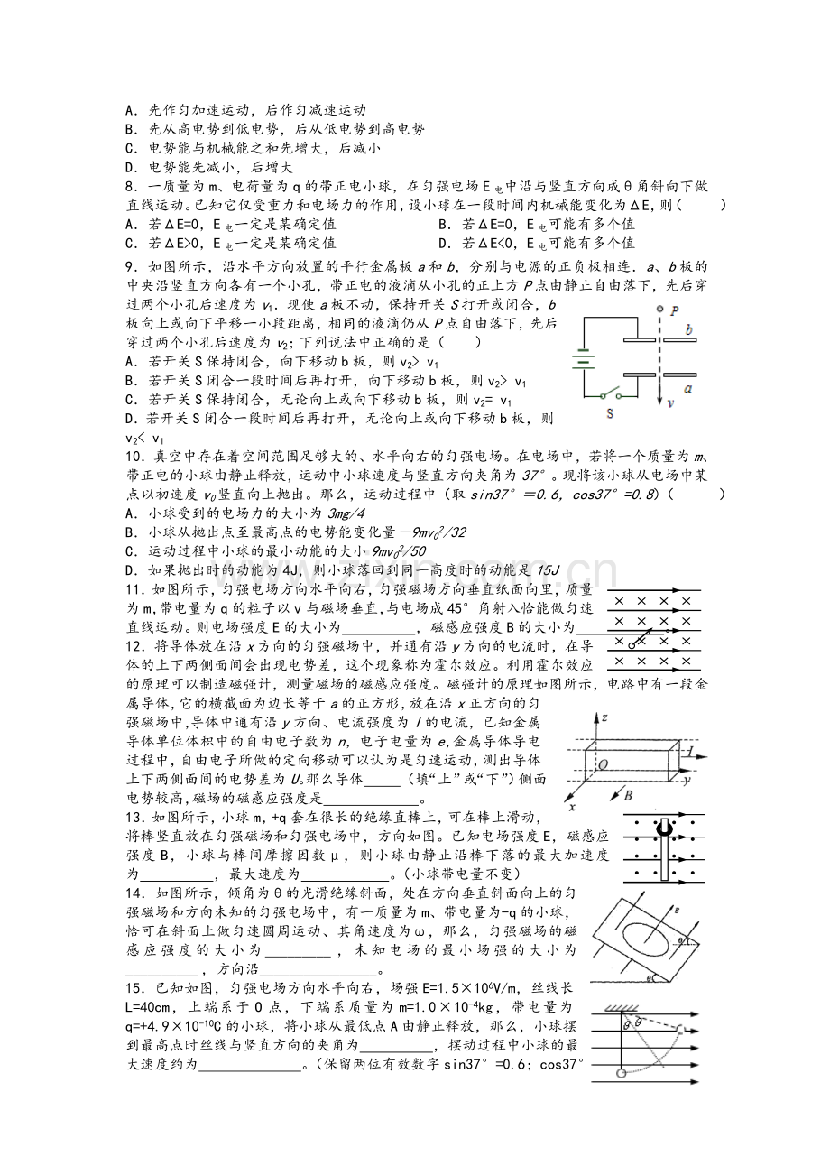 高中物理-磁场专题.doc_第2页