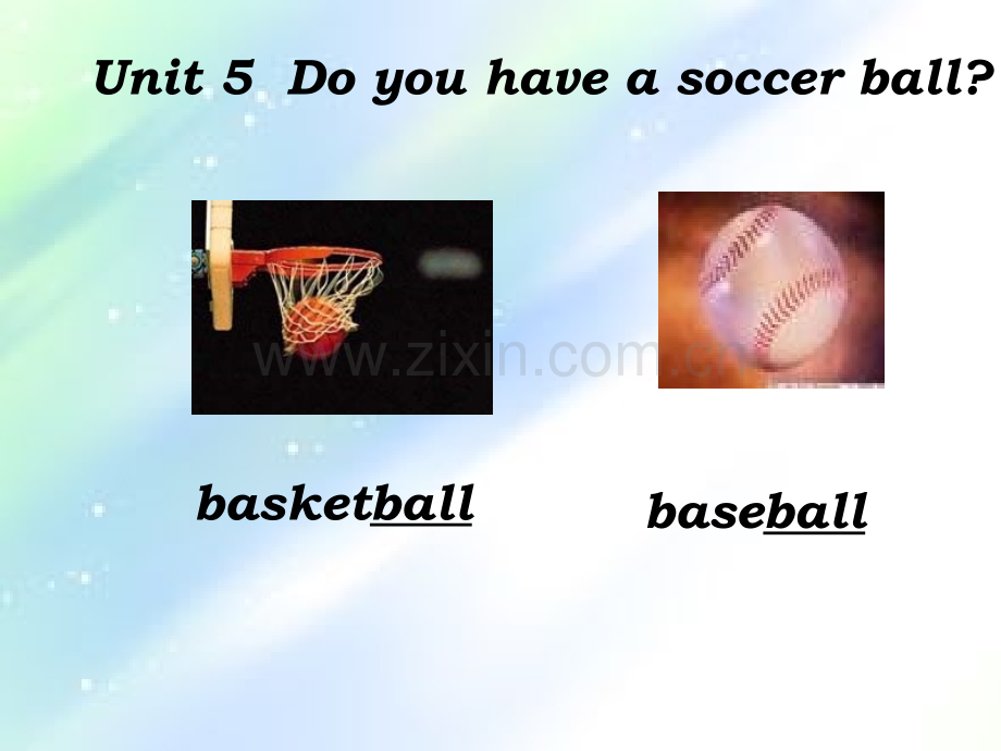 人教版初一七年级上册英语《-Unit5-Do-you-have-a-soccer-ball.ppt_第1页