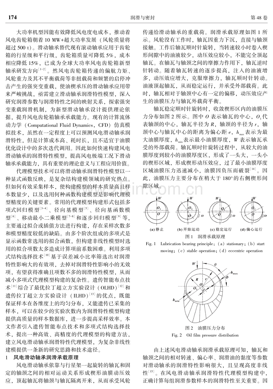 多项式结构选择技术构建风电滑动轴承润滑特性代理模型.pdf_第2页