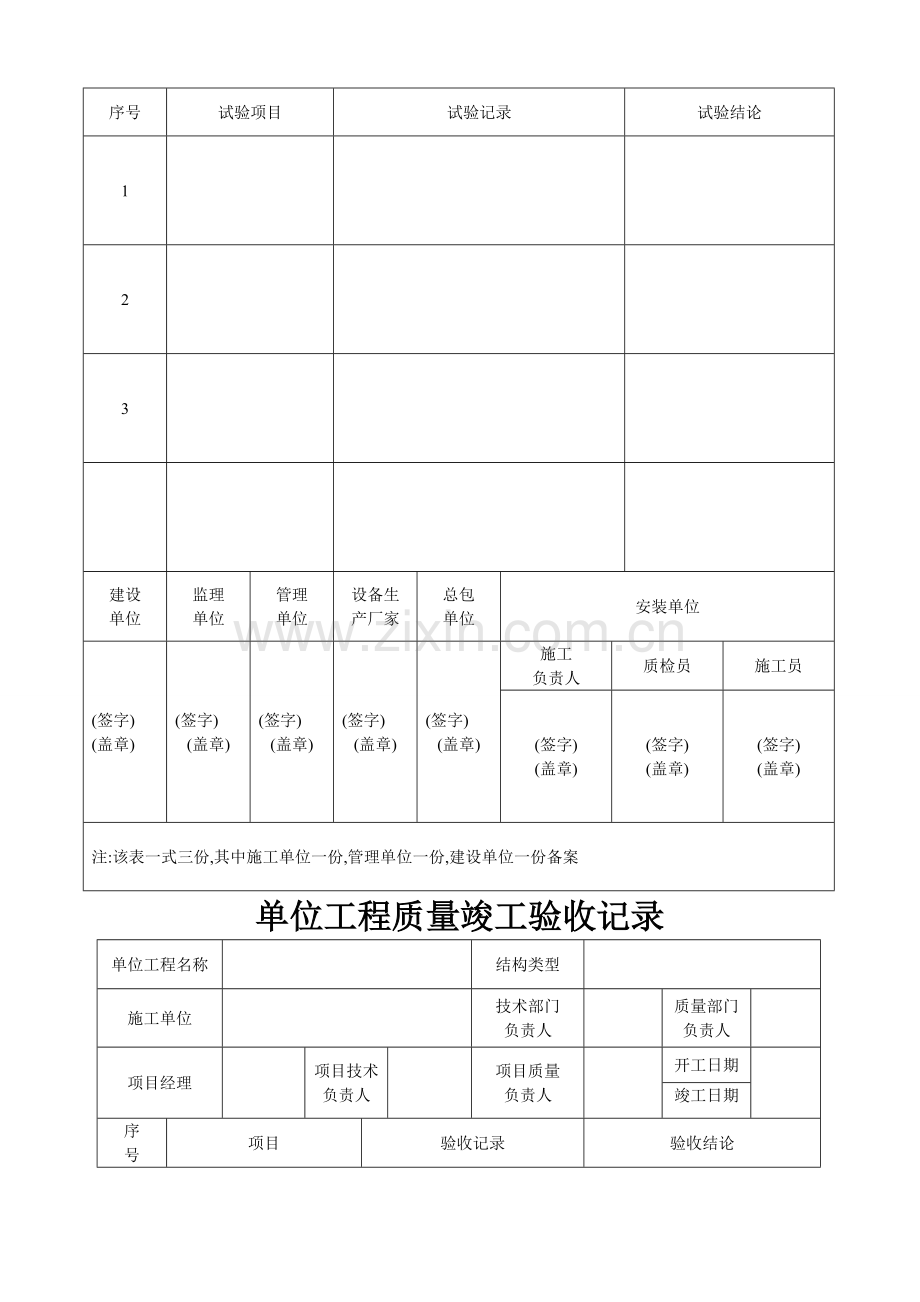 城市污水处理厂全套表格.doc_第3页