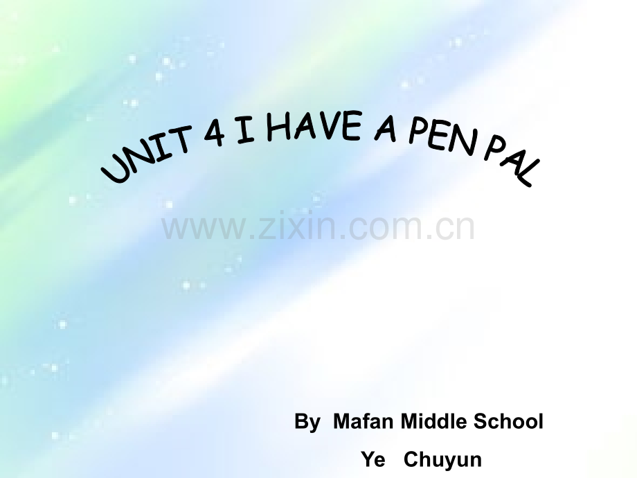 人教版六年级英语上册unit4-PPT.ppt_第1页