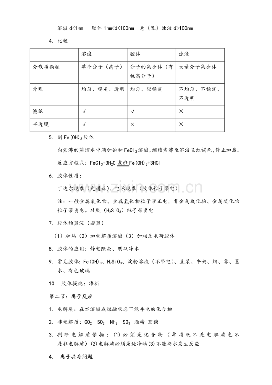 高一必修一化学笔记总结.doc_第3页