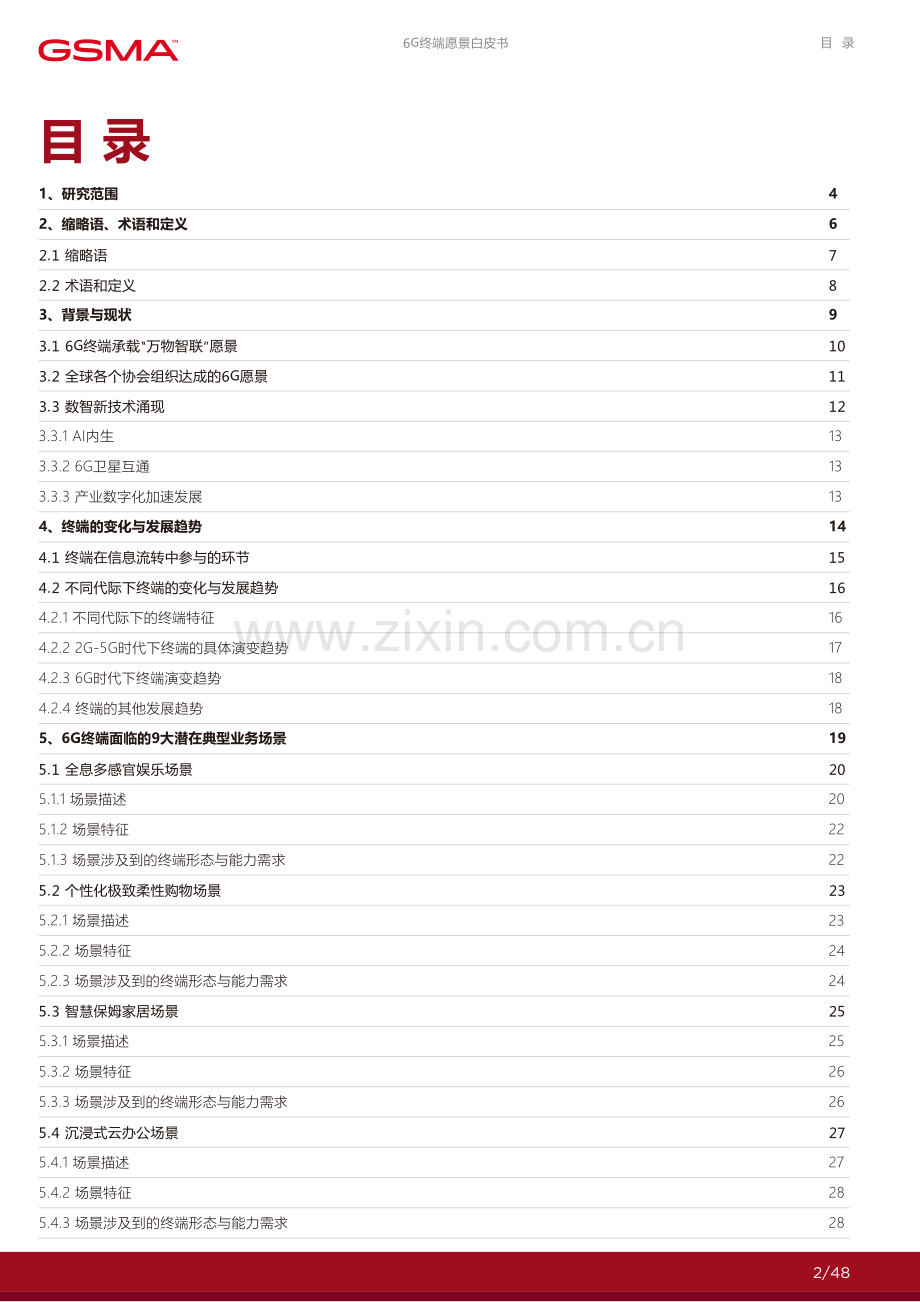 2024年6G终端愿景白皮书.pdf_第2页