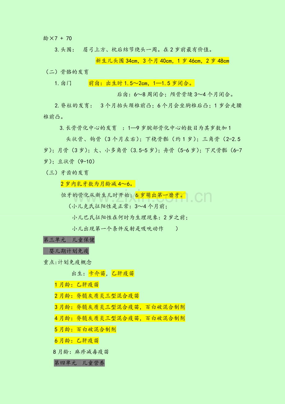 主管护师考试-儿科护理学重点总结.doc_第2页