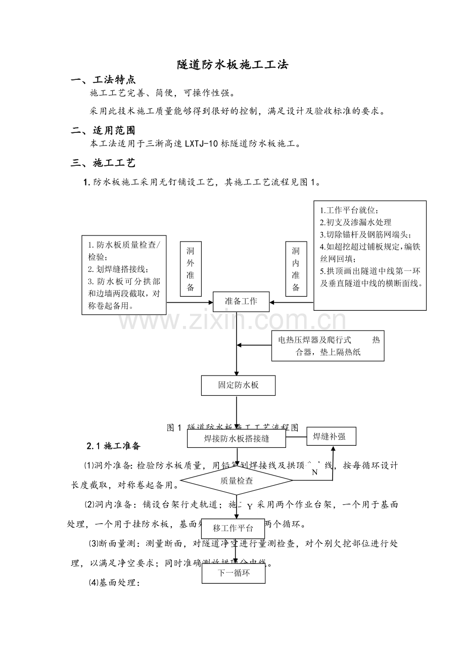 隧道防水板施工工法.doc_第1页