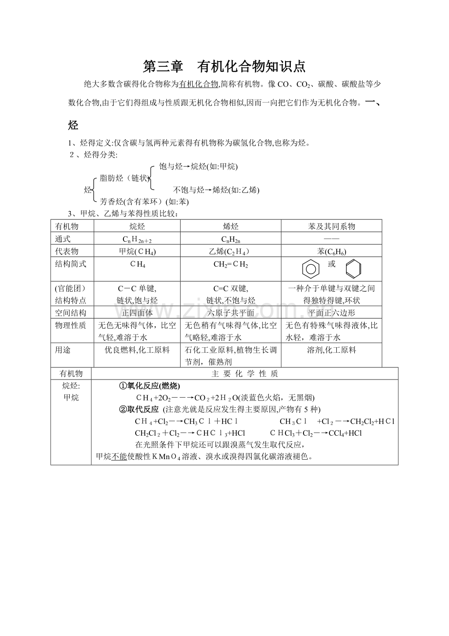 必修二有机知识点.doc_第1页