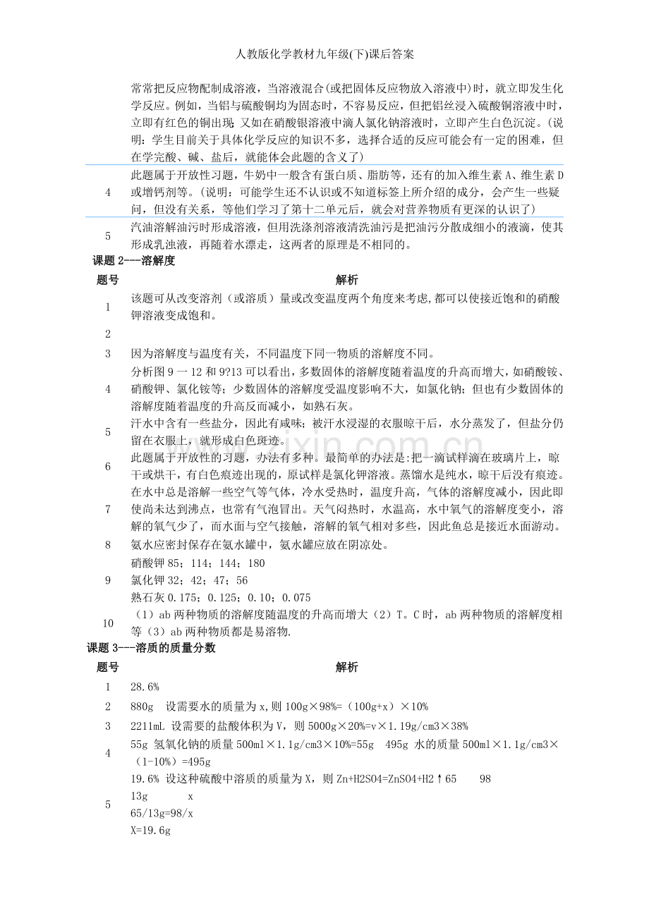 人教版化学教材九年级(下)课后答案.doc_第3页