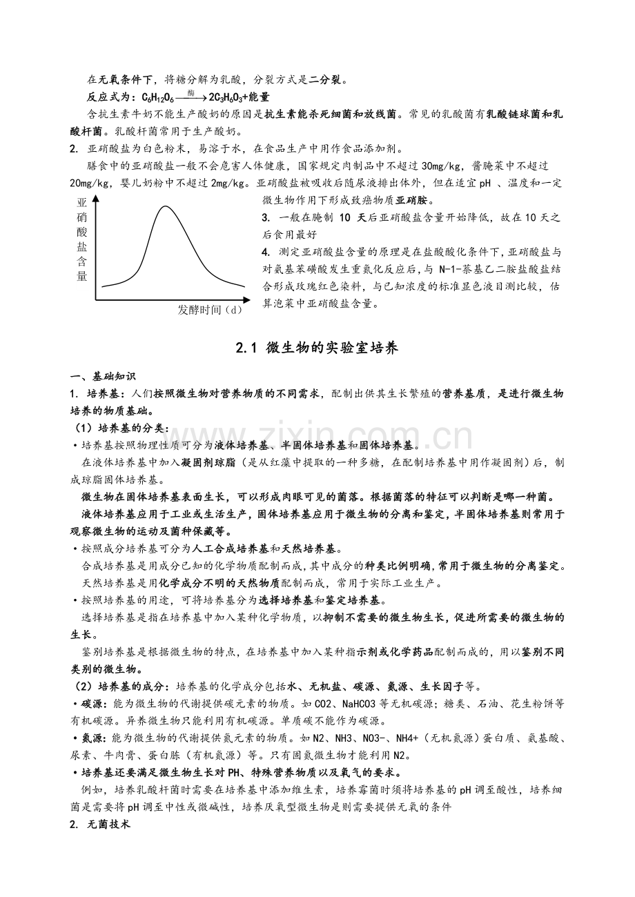 高中生物人教版选修1[人教版]知识点总结.doc_第3页