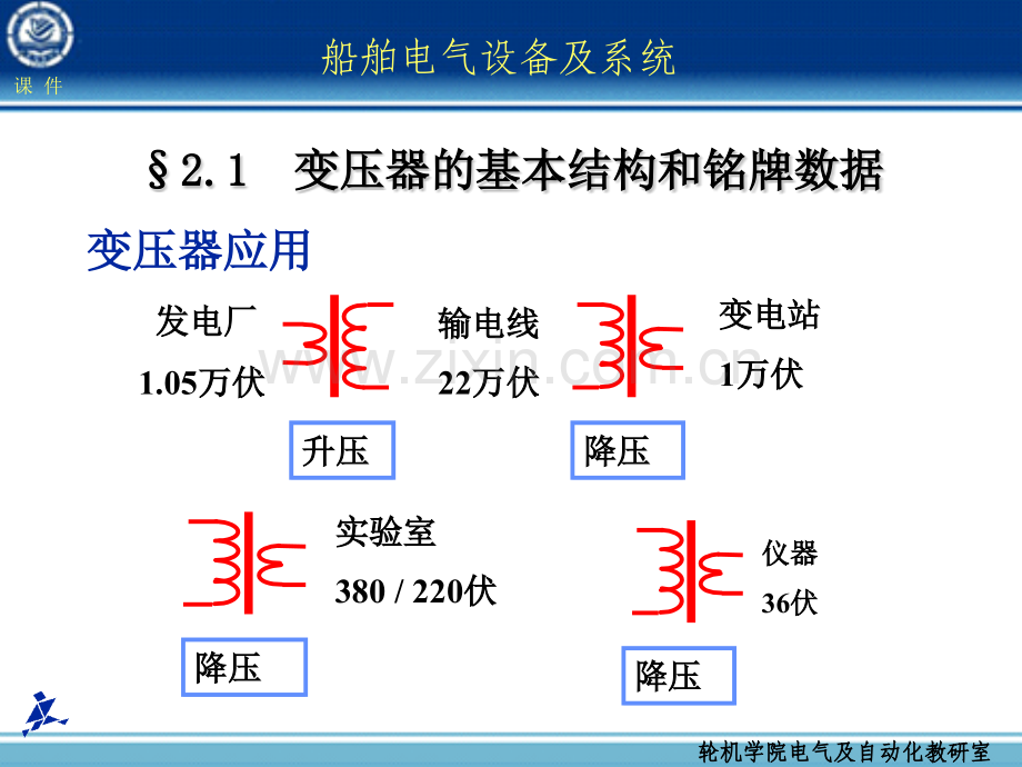 船舶电气设备及系统大连海事大学-第02章-变压器.pptx_第2页