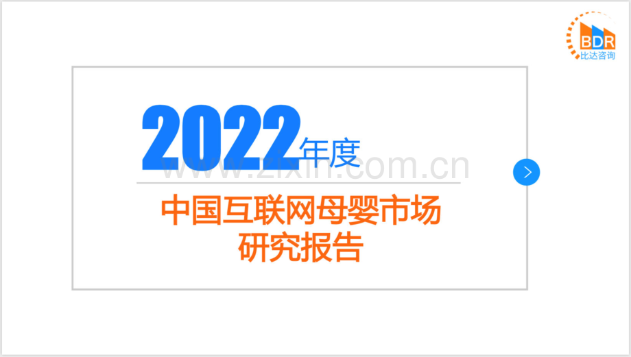 2022年中国互联网母婴市场研究报告.pdf_第1页