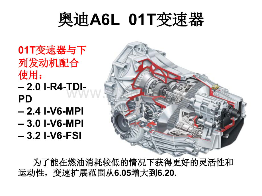 奥迪A6L--01T变速器.pptx_第1页