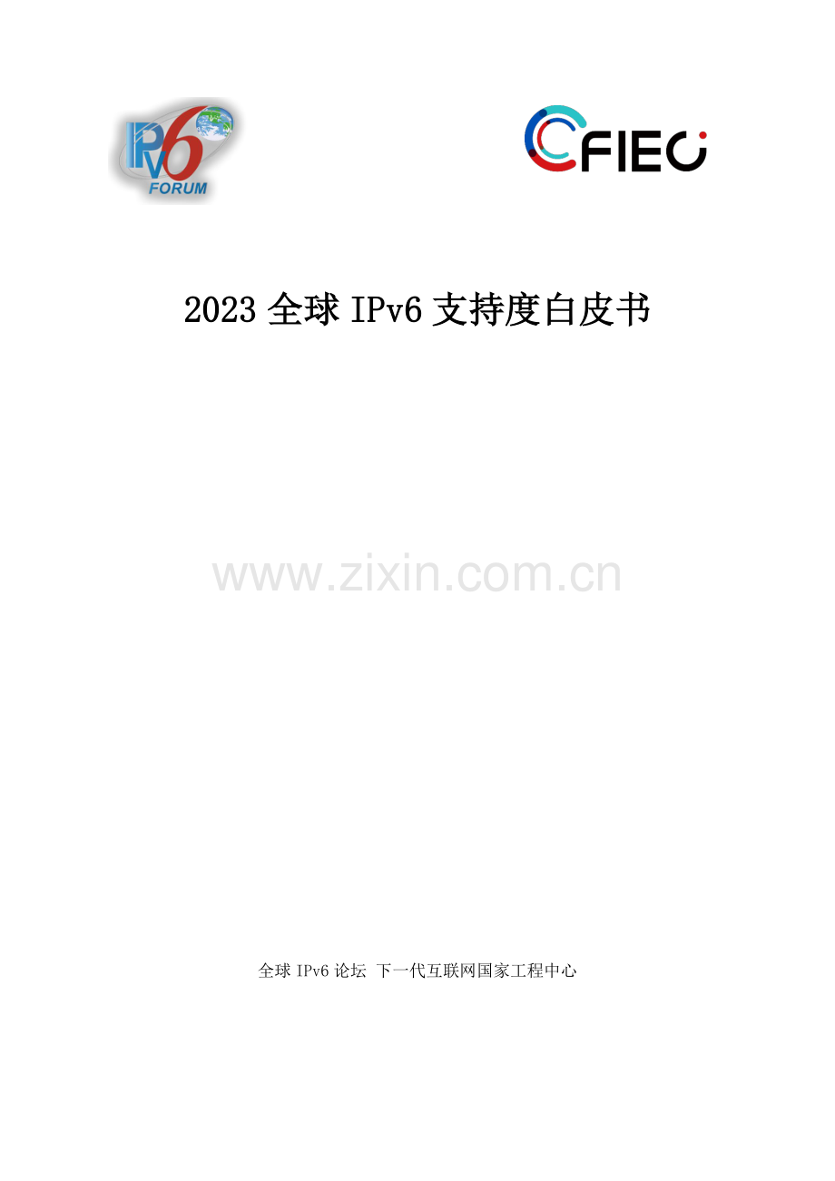 2023全球IPv6支持度白皮书中文.pdf_第1页