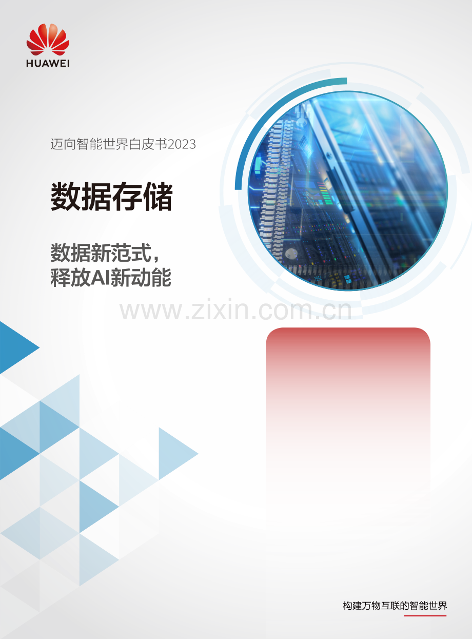 华为迈向智能世界白皮书2023：数据存储.pdf_第1页