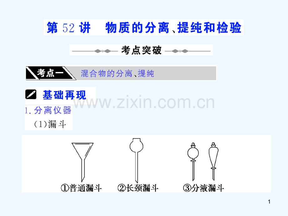 物质的分离、提纯和检验.ppt_第1页