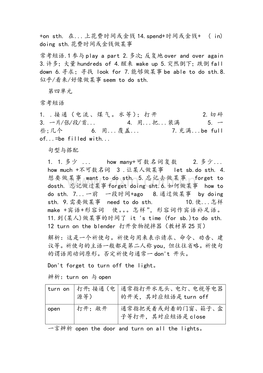 鲁教版七年级英语下册常考知识点汇总.doc_第2页