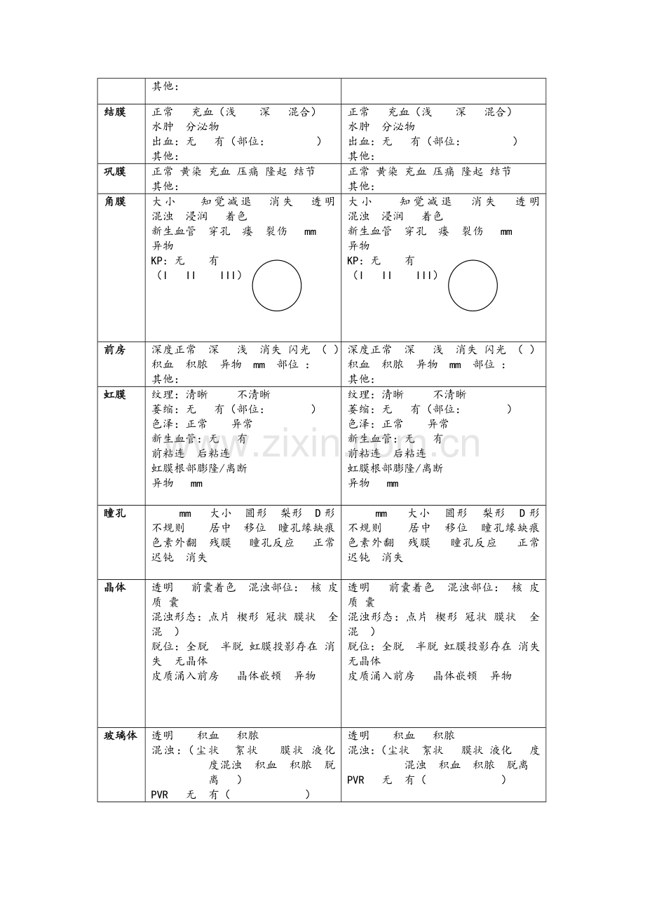 眼科病历模版.doc_第3页