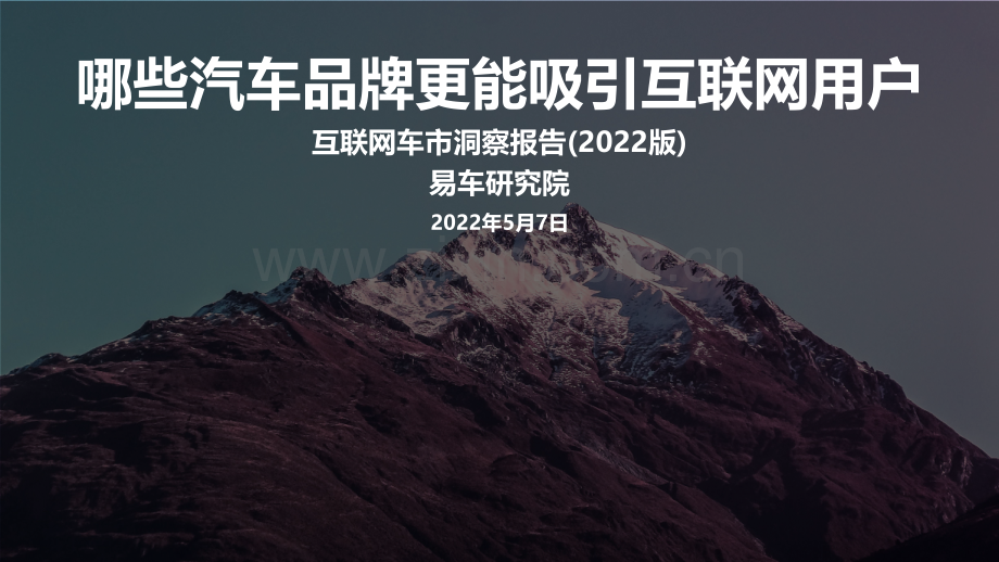 2022互联网车市洞察报告：哪些汽车品牌更能吸引互联网用户.pdf_第1页