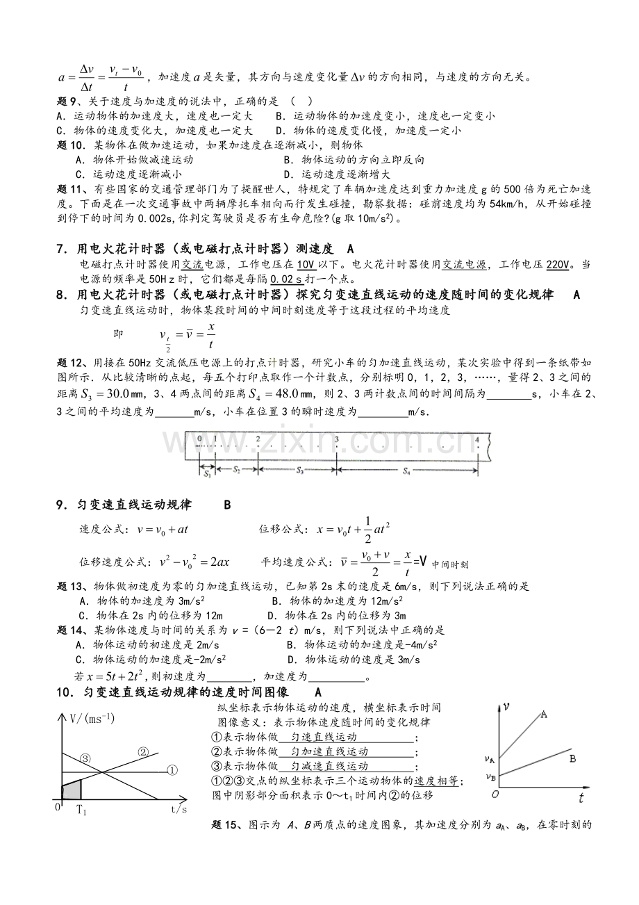 高二物理学业水平测试知识点总结.doc_第2页