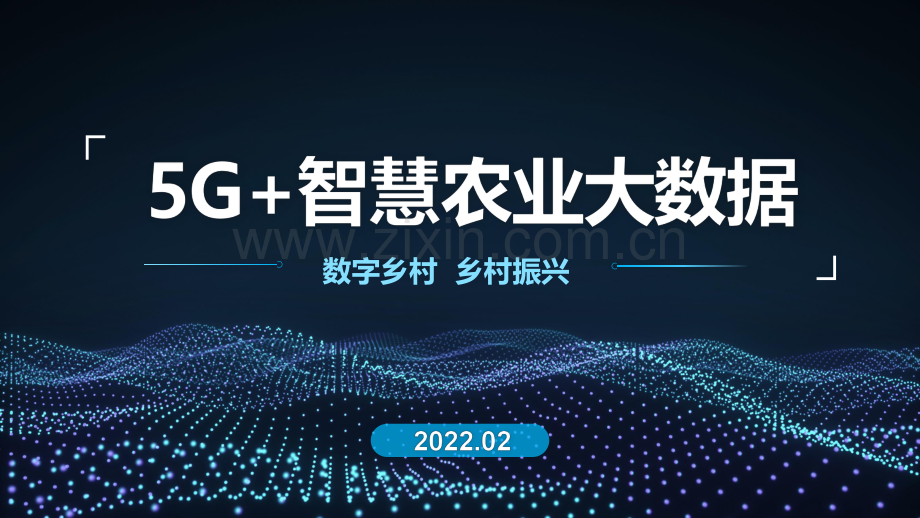 2022 5G+智慧农业大数据 数字乡村乡村振兴整体建设方案.pdf_第1页