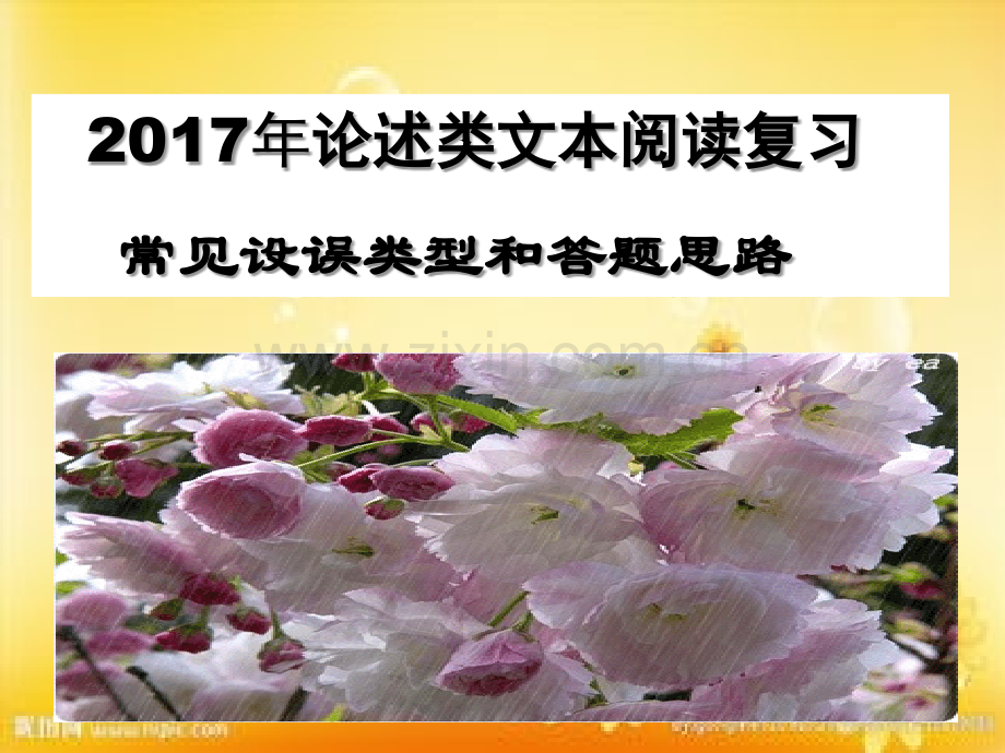 论述类文本阅读复习常见设误类型和答题思路.ppt_第1页