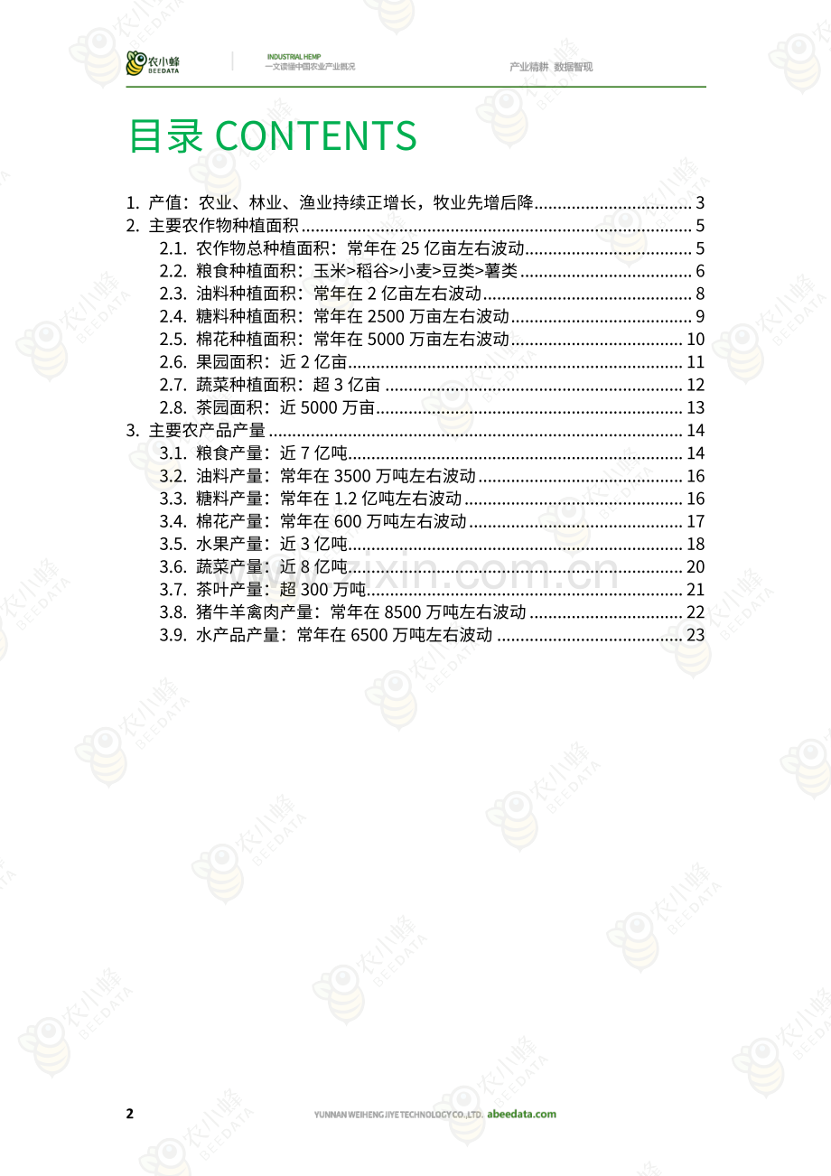 农小蜂：一文读懂中国农业产业概况.pdf_第3页