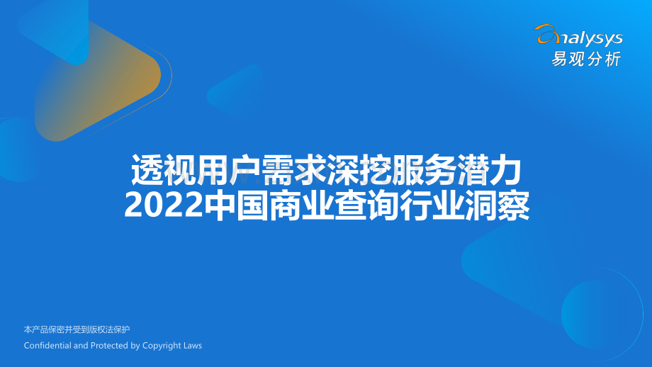 2022年中国商业查询行业洞察.pdf_第1页