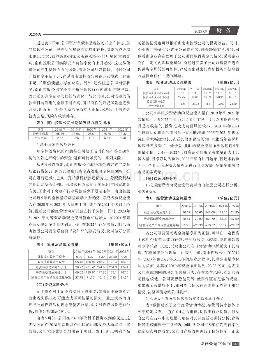 房地产企业财务风险管理研究--以南山控股为例.pdf_第2页