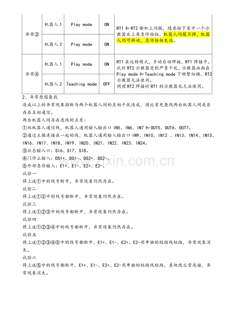 机器人示教器急停按钮失灵报告.doc_第2页