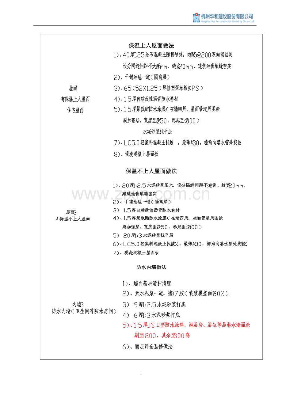 防水工程技术交底记录.doc_第2页