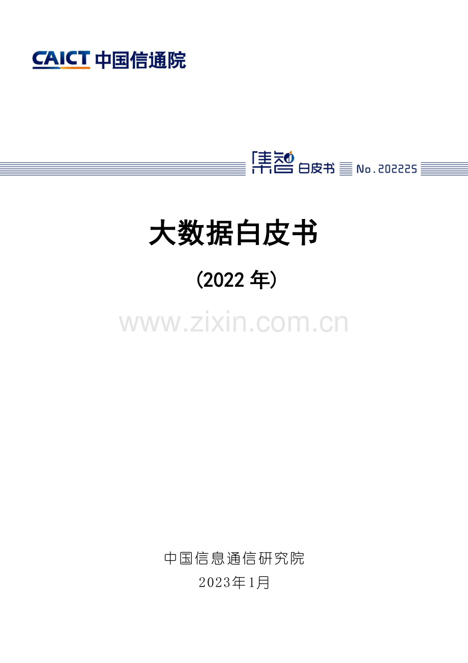 2022年大数据白皮书.pdf_第1页