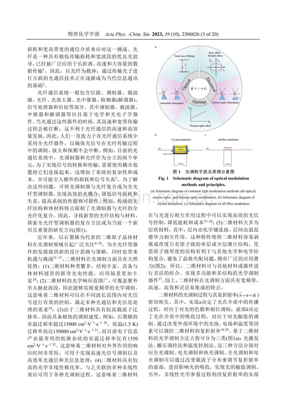 二维材料复合光纤调制器件研究进展.pdf_第3页