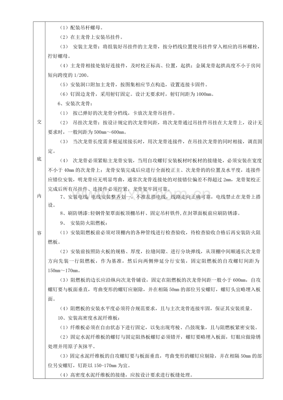 03吊顶轻钢龙骨安装技术交底.doc_第2页