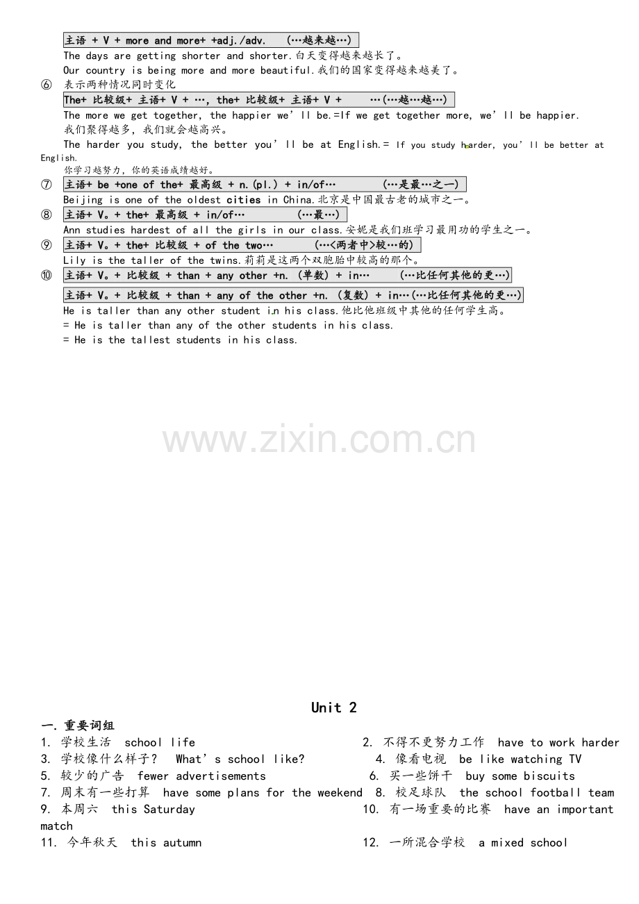 译林英语八年级上册期中考试复习重点.doc_第3页