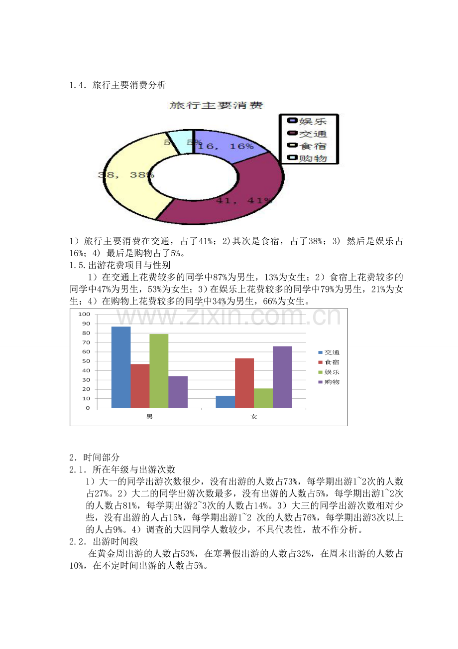 关于大学生旅游情况的调查报告分析.doc_第3页