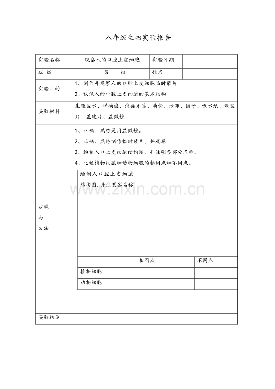 生物实验报告--观察种子的结构.doc_第3页