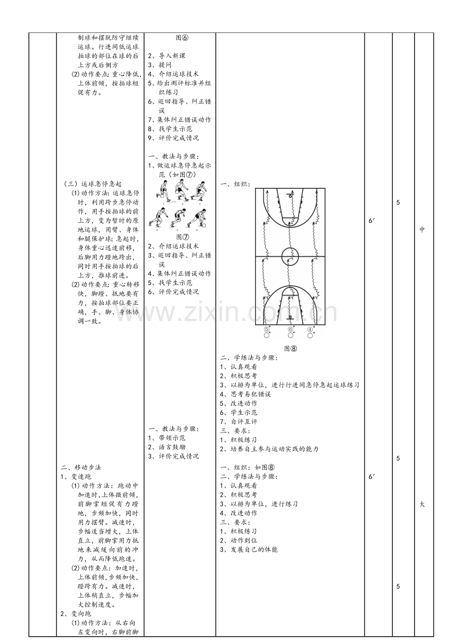 篮球体育课教案.doc_第2页