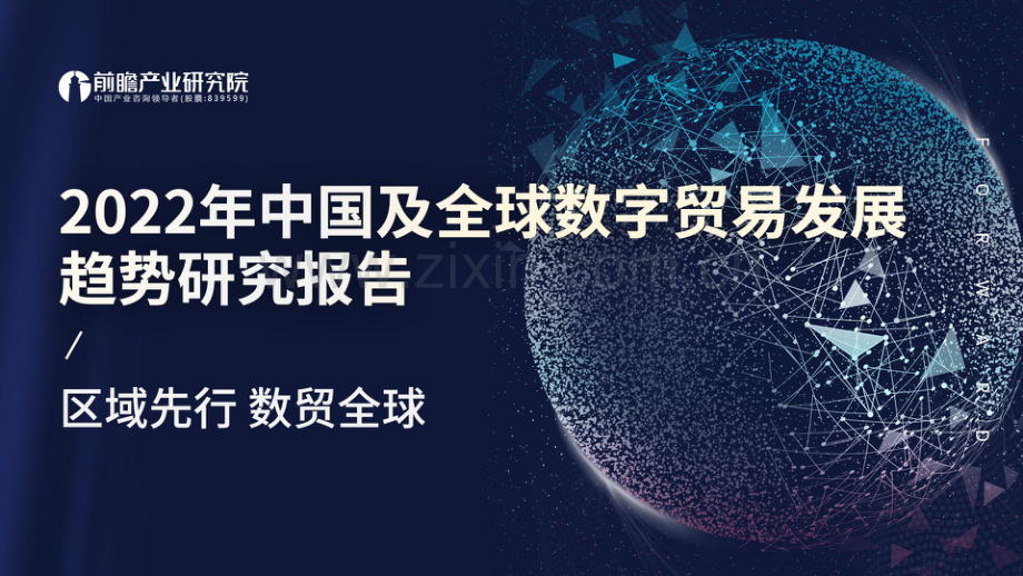 2022年中国及全球数字贸易发展趋势研究报告.pdf_第1页